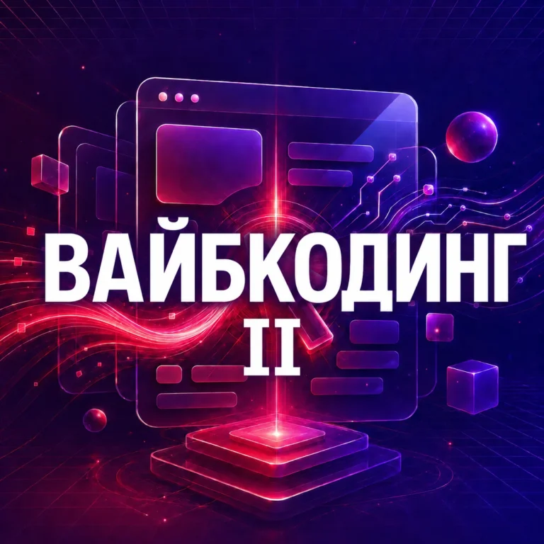Обложка курса «2. УРОВЕНЬ. ВАЙБКОДИНГ - Профессиональный AI-first-разработчик»