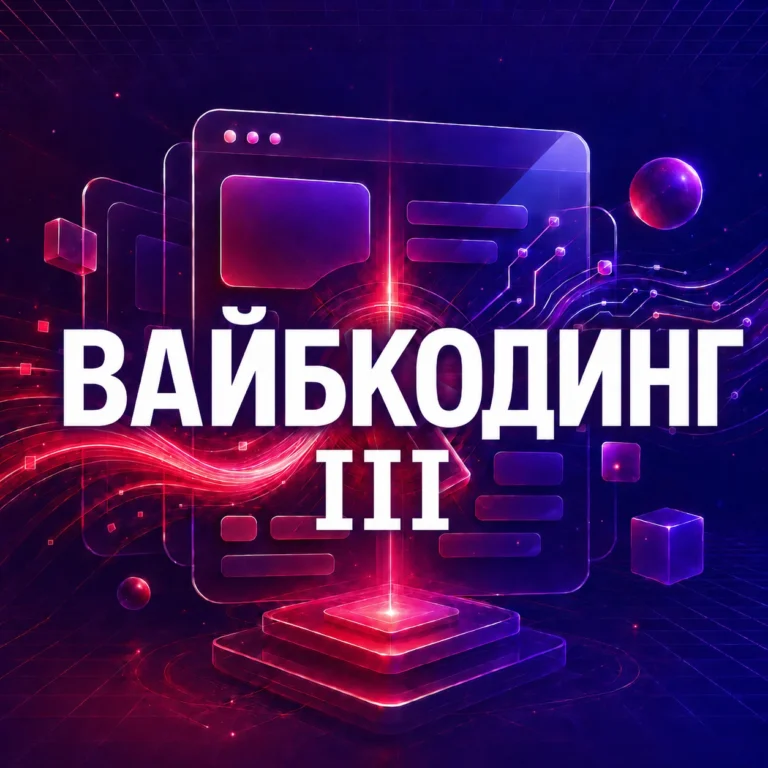 Обложка курса «3. УРОВЕНЬ. ВАЙБКОДИНГ - Senior AI-first архитектор»